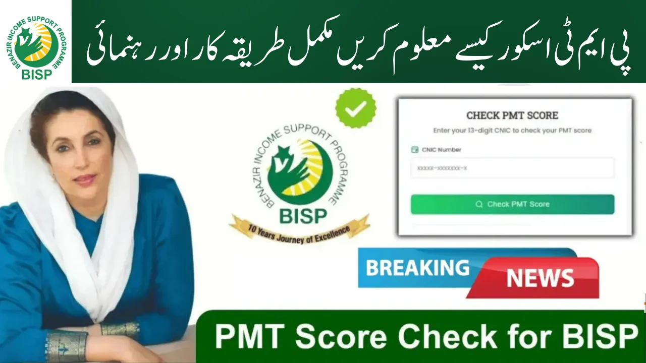 PMT Score Check Online Via CNIC Complete Guide For Eligibility, Portal Use & Common Issues